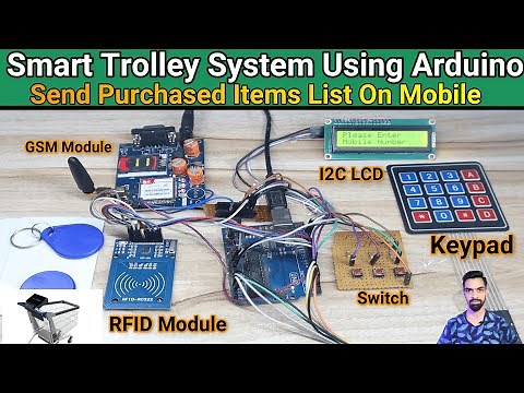Smart Trolley Using Arduino And RFID Module best innovative science project #scienceproject #science