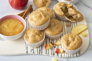 Apple Applesauce Muffins