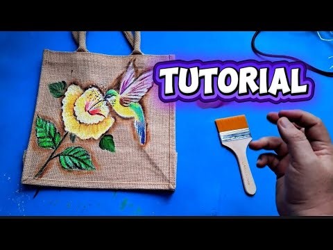 Transform your bag with fabric paint