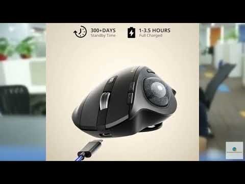 Review - ProtoArc Wireless Trackball Mouse, EM01 NL Ergonomic Bluetooth Rollerball Thumb