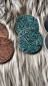 Leather Shop Collection - Car Coasters - Set of 2 - Etsy