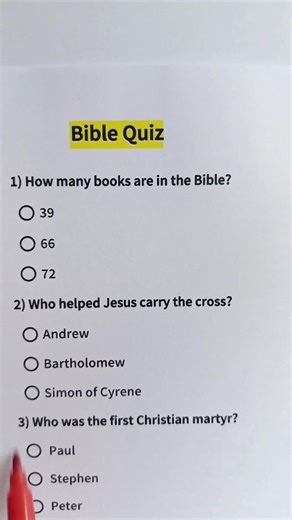 Bible Quiz Challenge: Test Your Knowledge!