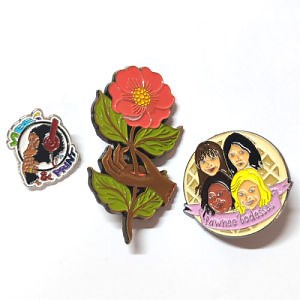 [Hot Item] Custom Logo Round Hard Soft Enamel Metal Lapel Pins