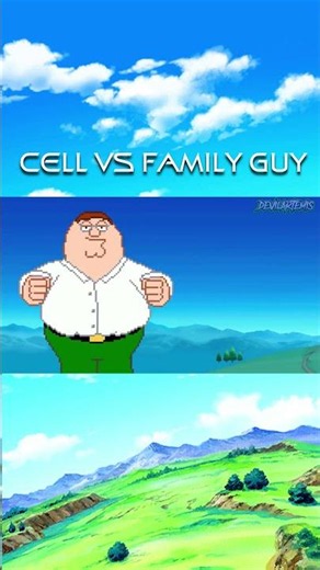 Perfect Cell Vs Family Guy?! #shorts #petergriffin #devilartemis #parody