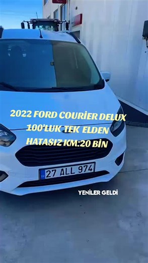 2022 Ford Courier Delux Satışı: Hatasız ve Temiz