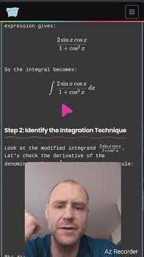 U-sub + double angle formulas 🧮 Know these for your exam! #math #calculus #shorts