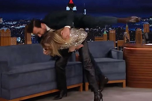 Chloë Grace Moretz Demonstrates Judo Skills By Flipping Stunned Jimmy Fallon Over Her Shoulder on ‘The Tonight Show’