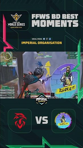 RedHawk Vs Bangladesh Top 1 | FFWS BD | EPIC CLASH FIGHT | HIGHLIGHTS 💥