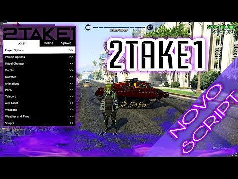 GTA 5 ONLINE - UPANDO CONTA COM 2TAKE1 | NOVO SCRIPT DE DINHEIRO + UNLOCK TOTALMENTE SEGURO (PC)