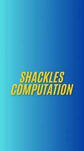 75K views · 954 reactions | SUBJECT: SHACKLES COMPUTATION For...