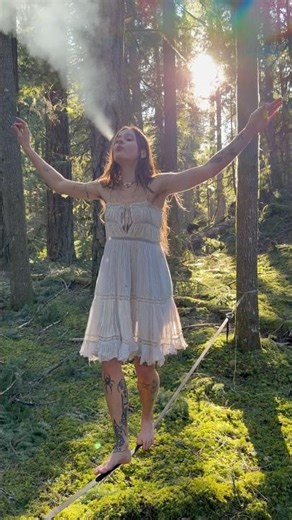 #slackline : Forest Fairy Edition 💞
