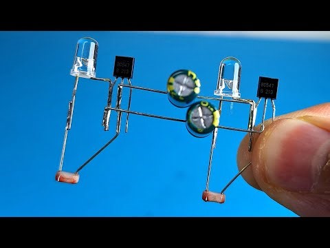 LDR LED Blinking Effect | BC547 Transistor project