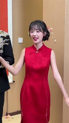 Elegant Traditional Chinese Wedding Dress Transformation ❤️ #wedding #shorts
