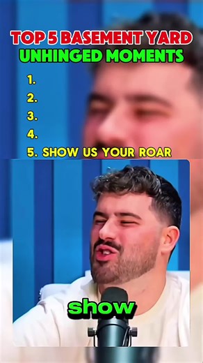 Top 5 Basement Yard Unhinged Moments 😭@The Basement Yard #basementyard #basementyardpod #basementyardpodcast #podcasting #funnytiktok