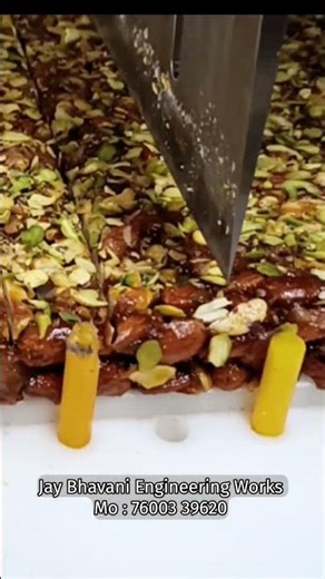 Automatic Dryfruit Chikki & Nutrition Bar Cutting Machine | Dryfruit Punch Cutter