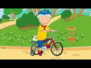 Caillou learns how to bike! | Caillou - WildBrain | Learning for Children