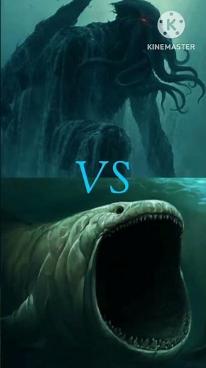 THE CTHULHU VS BIOOP AND SHARK
