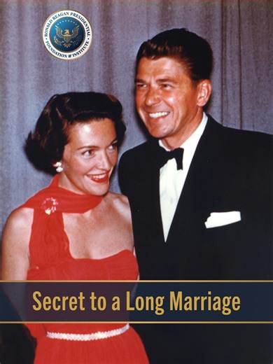 Throughout all their years of marriage, Ronald and Nancy Reagan were still “absolutely nuts about each other.” ❤️ Their secret? You'll have to listen to find out. Happy Valentine's Day. | The Ronald Reagan Presidential Foundation and Institute