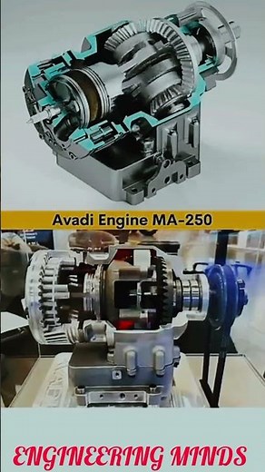 Avadi Engine MA 250 Working Mechanism #engineeringminds #short