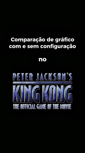 Graphics comparison with and without configuration in King Kong for PSP! #emulator #kingkong #ppsspp