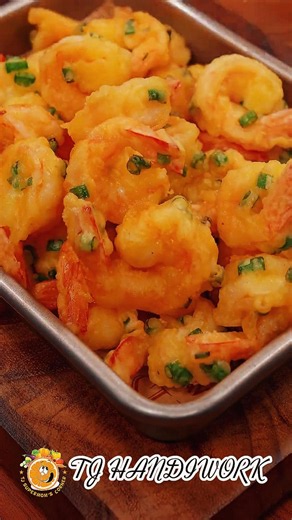 The Secret to Perfect Crispy Fried Shrimp #shorts #cooking