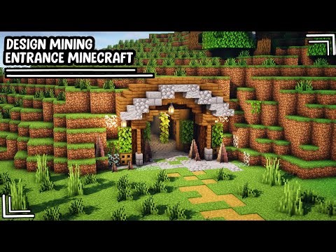 Minecraft - Tutorial Cara Membuat MINING ENTRANCE Simple Di Minecraft !!!!