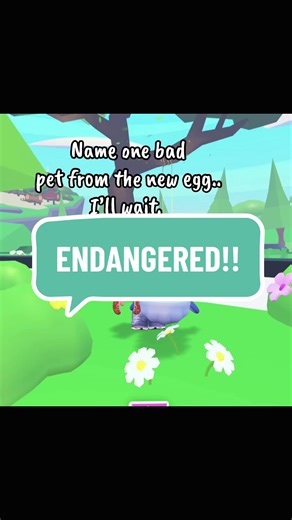 Love everything about this egg. I absolutely love all the pets and love the concept of the egg because it really spreads awareness. All these pets are near extinction. Blue whales: 10,000-25,000 Sea turtles: 3 species are considered endangered Black footed ferret: 300-500 California condor: 560 Galapago sea lions: 20,000-50,000 Black tiger: 10 left. Kakapo: 230-250 Mexican wolf: 280-290 Pangolin: unknown because of how shy they’re, they are always disappearing. Black rhino: roughly 6,700 #adoptm