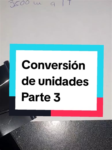 Conversión de unidades Parte 3 #math #matealas706 #conversion #fisica #bachillerato