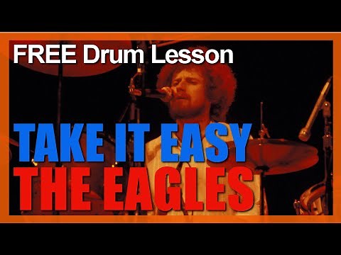 ★ Take It Easy (The Eagles) ★ FREE Video Drum Lesson | How To Play SONG (Don Henley)