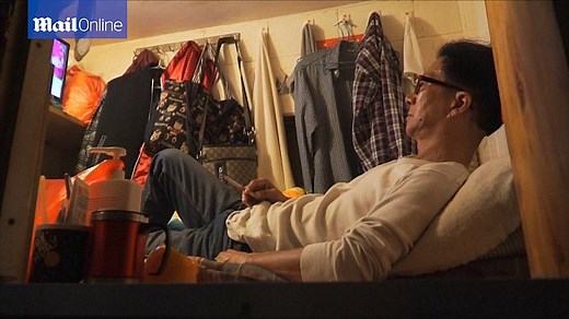 Hong Kong housing crisis causes residents to live in coffin homes