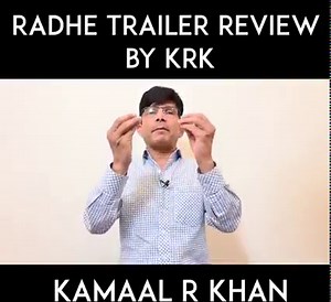 2.4M views · 42K reactions | My review of Salman Khan film Radhe’s trailer! | Kamaal R Khan KRK | Facebook