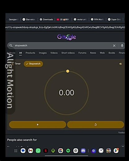 I click fast as possible in stopwatch Google #stopwatch #Google #clicks