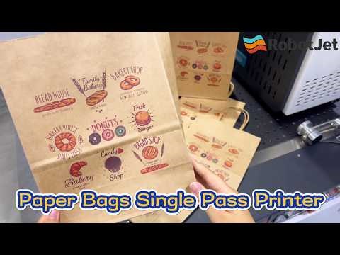 Epson A3+ ( 330mm ) Paper Bag Printing Machine: RobotJet Single Pass Digital Printer!