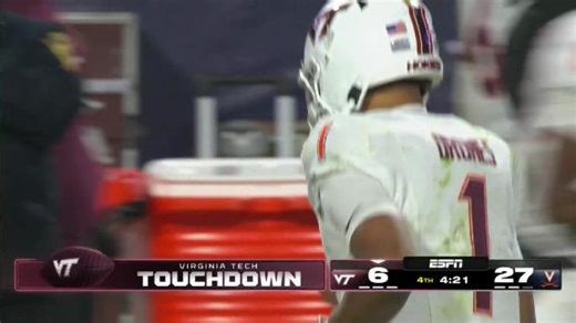 Virginia Tech Hokies vs. Virginia Cavaliers: Full Highlights