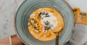 Krämig fisksoppa med räkor och saffran | Paula Rosas blogg