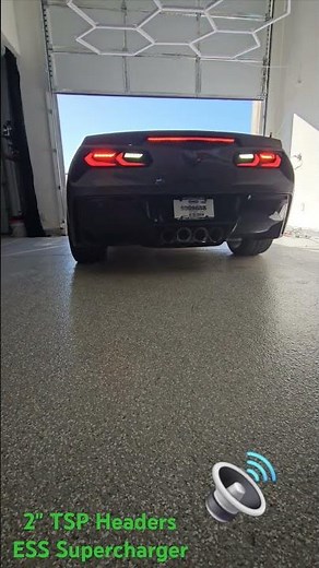 C7 Corvette With ESS Supercharger & 2" Headers W X Pipe : Factory NPP Exhaust