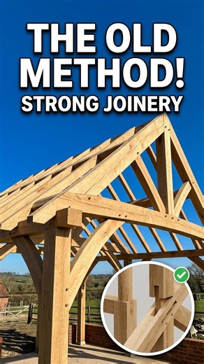 The lost art of raising a wooden frame #heritage