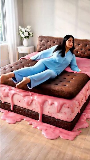 Ultra Satisfying Food Bed ASMR 🍞✨ | Pure Relaxing Visual Triggers #shorts #asmr #satisfying