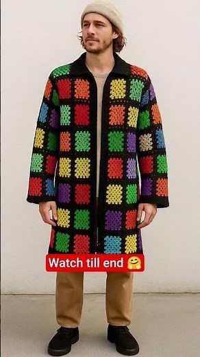 5 Men Crochet Cardigan Ideas for beginners #crochet #cardigans