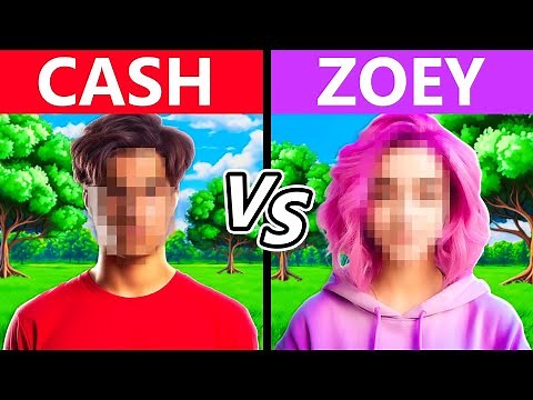 REALISTIC CASH vs REALISTIC ZOEY in Minecraft!