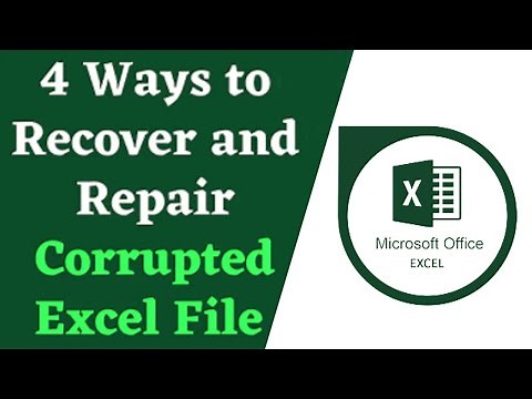 4 Way To Recover And Repair Corrupted Excel file | Corrupted file ko kaise repair kare excel mein