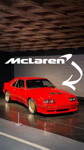 This is a McLaren Mustang #mclaren #mustang #foxbody #fordpower #rarecars