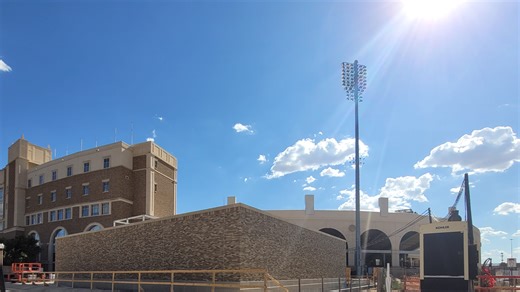 New Texas Tech football visitors' locker room at Jones AT&T Stadium
