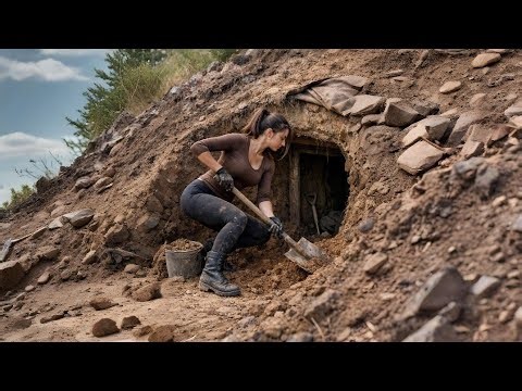 365 Days Alone Digging an Underground Survival Shelter