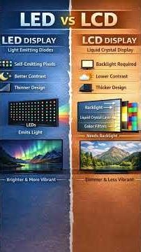 LED vs LCD – What’s the Difference? | Display Technology Explained in 30 Seconds