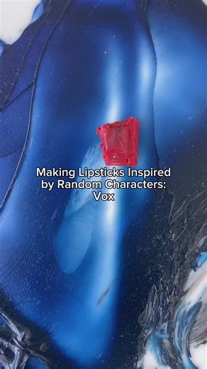 Creating Stunning Navy Blue Lipstick with Cherry Hints