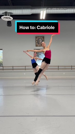 Cabrioles might as well be called pas de fairy ✨🩰 #ballet #balletdancer #ballettok #ballerina