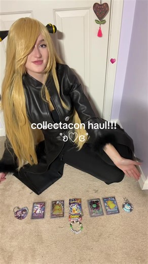 collectacon haul!!! had sm fun last weekend ❤︎⁠ #cosplayer #cosplay #fyp #trending #pokemon @Collect-A-Con
