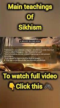 Class 12 History – Teachings of Sikhism Explained in Simple Words | Full Chapter Revision | #class12