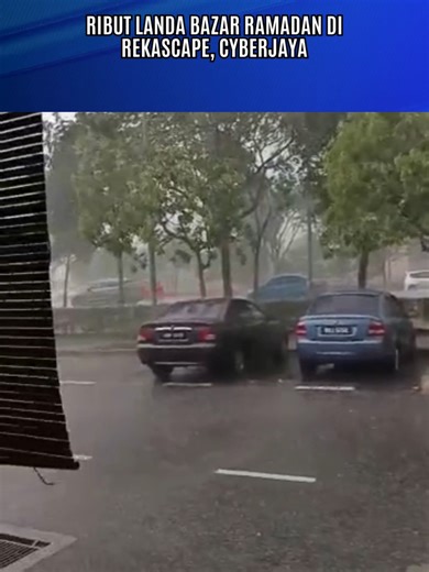 Hujan lebat dan angin kuat landa beberapa kawasan sekitar Putrajaya, Cyberjaya, Kajang, Bangi petang ini. #malaysiatribune#fypシ゚viral🖤tiktok #beritamalaysia #trendingnewsmalaysia #pdrm